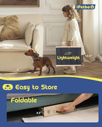 Dog Ramp for Couch & Bed - Joint & Spine Support with Gentle Incline for Small Dogs, Adjustable, Anti-Slip & Foldable, Up to 35 lbs
