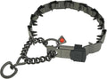 Herm Sprenger NeckTech Sport Dog Training Prong Collar with ClicLock Buckle on The Side No-Pull Collar with Swivel D-Ring Made in Germany (Black Stainless Steel, 19in (Neck Size up to 16in))