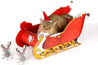 LA LA CAT Santa Sleigh Cat Scratcher