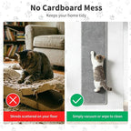 71" X 15.8" Thickened Cat Wall Climbing Carpet, Extra Large Cat Wall Scratcher Mat Tall Durable Wall Mounted Climbing Cat Scratcher with 16 pcs Fixed Nails for Indoor Furniture Couch Sofa Protection