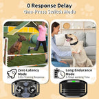 Shock Collar for Small Dogs, Electric Dog Training Collar with Remote,Tailored for 5-30lbs Small Dogs,3 Training Mode Beep, Vibration, Safe Shock(0-9) Waterproof, 1900ft Range (Black, Small)
