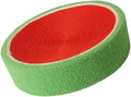Sisal Round Cat Scratching Board Scratcher Bowl for Indoor Cats Wear Resistant Fruit Scratch Board for Kitty Kitten, Watermelon