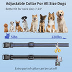 Bark Collar With Remote for 2 Dogs, 3300FT 2 in 1 Bark and Shock Collar Combo with Beep, Vibrate, Shock & Auto Mode, IPX7 Waterproof Automatic Bark Collar for Small Medium Large Dogs (7-120lbs)