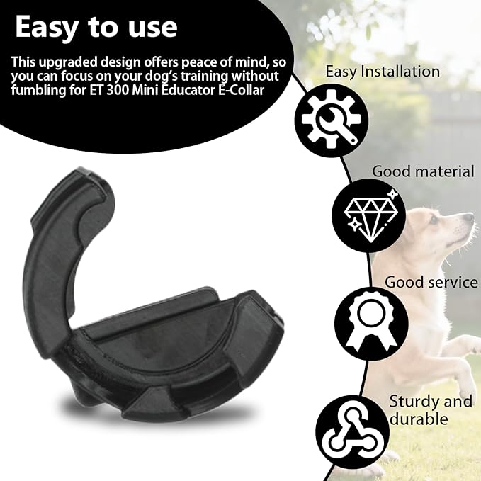 Protective Case with Belt Clip for Mini Educator ET-300 E Collar, Replacement Cover for E Collar for Dogs Training Controller, Remote Control Accessories