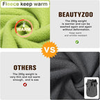 BEAUTYZOO Dog Fleece Vest Sweater Winter Jacket for Small and Medium Dogs with D-Ring Leash Cold Weather Coat Hoodie for XS S M Dogs Boy or Girls