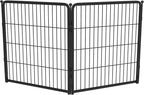 FXW Homeplus Unleashed Indoor Dog Playpen - Stress-Free and Safe Play, Heavy Duty 32 Inch 2 Panels Dog Pen for Small and Medium Dogs, Black│Patented