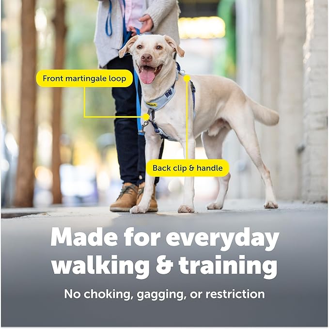 PetSafe Easy Walk Comfort No-Pull Dog Harness - Better Walk Training Harness - Full Body Padded Design - Durable Fabric - 5 Point Adjustable Fit - Everyday Leash Training - Pink - Medium/Large