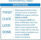 Screen Door Magnets Double Sided – Keep People, Kids, and Dogs from Running into a Screen Door. Saver - Robbins Aria Hummingbird