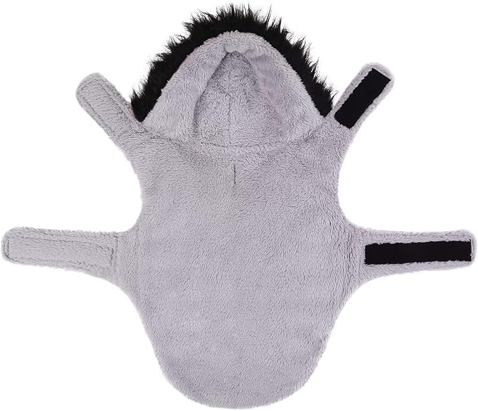 HDE Dog Puffer Jacket Fleece Lined Warm Dog Parka Winter Coat with Harness Hole Buffalo Plaid - M