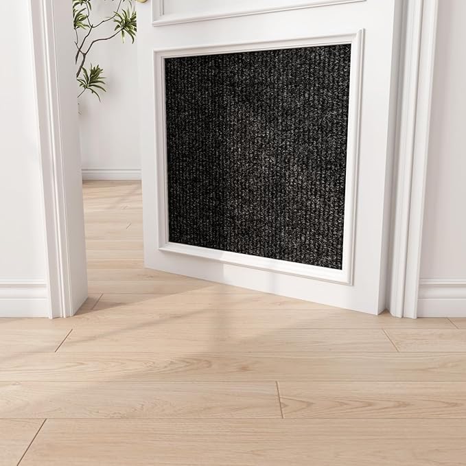 LaCheery Couch Cat Scratch Protector Black Cat Scratch Deterrent for Furniture 15.8"x79" Self Adhesive Scratching Pad for Indoor Cats Dogs Couch Wall Corner Cover Sofa Protector for Cats Scratcher Mat