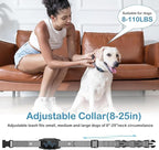 Dog Training Collar with Remote Control, 2500FT Coverage Range and 4 Training Modes, IP67 Waterproof Rechargeable E Collar for Dogs Training for All Breed