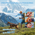 Dogs Training Collar, 1968FT Dog Training Collar with Remote, IP67 Waterproof Rechargeable Collar with 4 Training Modes (Beep&Vibration but fully Safe for Pets) for Small Medium Large Dogs (Pack of 2)