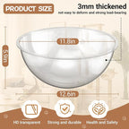 3 Pcs Acrylic Dome Cat Bubble, 12.6" Space Transparent Capsule Cover Clear Plastic Dome Bed Replacement for Cat Tree/Window Perch, DIY Nest Accessories for Hammock Tree Shelves Peek