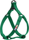 Pawtitas Solid Step-in Dog Harness – Adjustable No-Pull Vest for Puppies to Seniors, Safe & Comfortable S Lush Green
