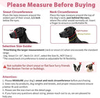 BARKLESS Sturdy No Pull Head Collar for Medium Large Dogs, Gentle Reflective Head Halter with Safety Link, Adjustable Nylon Dog Training Muzzle Leash for Walking Control (Hot Pink, XL)