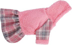 Dog Hoodie Dog Sweater Puppy Clothes for Small Dogs Boy Girl Pet Hoodies for Dogs Cold Weather Doggie Coats Fall Doggy Sweatshirt for Chihuahua Yorkie Cat Sweater Costumes, M, Pink
