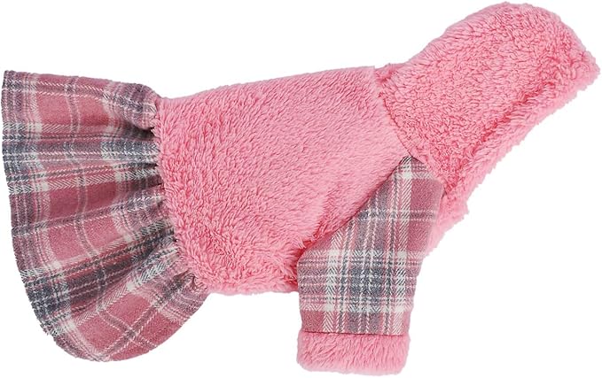 Dog Hoodie Dog Sweater Puppy Clothes for Small Dogs Boy Girl Pet Hoodies for Dogs Cold Weather Doggie Coats Fall Doggy Sweatshirt for Chihuahua Yorkie Cat Sweater Costumes, M, Pink