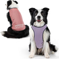 Dog Shirt, Cooling Vest Lightweight Breathable, Dog T-Shirts All-Season Sun Protection Quick Dry Soft Stretchy Reflective Tank Top - Small Medium Large Dogs (Brier Rose+Lilac Ether, Medium)