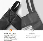 NWK Magic Dog Gate for Stairs Pet Gate for The House Providing a Safe Enclosure for Pets to Play and Rest, 6 Hooks Design (30'' X 35'')