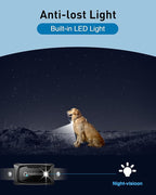 ABBIDOT Shock Collar for Dogs - 3500FT Dog Training Collar with Remote，IPX7 Waterproof & 4 Training Modes, Safety Lock & Night Vision Light，Rechargeable E-Collar for All Breeds