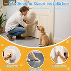 ChunHee Dog Bells to Go Outside – Bell for Dogs to Ring to Go Potty | Dog Door Bell with 5 Adjustable Volume(0-115dB) & 36 Ringtones (Includes Voice Commands)