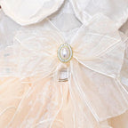 Furbabycare® Elegant Sweet Fashion Puppy Dog Blingbling Princess Skirt Pet Dog Lace Cake Camisole Tutu Dress G-White X-Small