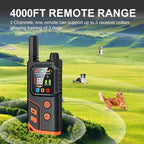 Dog Shock Collar, 2 Dog Training Collar with Remote for Medium Large Dogs, IP67 Waterproof Electronic Training Collar with 4 Training Modes, Security Lock, Rechargeable Shock Collar