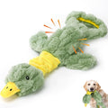 Large Plush Squeaky Dog Toys, Interactive Tug of War Puppy Toys for Indoor Play - Duck Stuffed Dog Toys with Soft Fabric for Small, Medium, and Large Pets