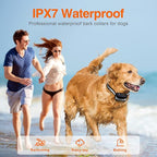 ROJECO Dog Training Collar with 3300FT Remote，IPX7 Waterproof Rechargeable Shock Collar for Large Medium Small Dogs，3 Safe Training Modes with Beep,Vibration and Shock,Adjustable Electronic Dog Collar