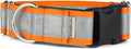 If It Barks - 1.5" Reflective Martingale Collar with Quick Snap Buckle for Dogs - Adjustable - Made in USA - Strong, Durable, and Comfy - Ideal for Training - Fits Most Breeds - Medium, Orange