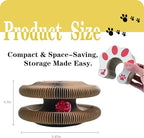 Kitty Cat Toy Scratch Board,Accordion with Ball,Foldable Design,Boosts Claw Health,cat Scratching Board Toy Equipped with Balls and Bells,a cat Toy Designed specifically for Indoor Cats. (2P)