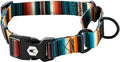 Wolfgang Heavy Duty Martingale Dog Collar with Quick Release Nylon Buckle for Walking & Training, LostArt Print, Large