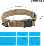 EXCELLENT ELITE SPANKER Nylon Puppy Dog Collar Adjustable Soft Padded Collar Heavy Duty Quick-Release Buckle Lightweight No-Choke for Small Medium Dogs(COB,S)