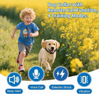 Dog Training Collar with 4 Training Modes, 4900Ft Remote Electronic Dog Shock Collar, Electric Shock Collar for Small Medium Large Dogs