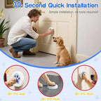 ChunHee Dog Training Bells for Door - Dog Door Bell for with 36 Custom Sounds | Dog Bell for Door Potty Training | Chew-Proof & Adjustable Volume (0-115dB) | Teach Puppies to Signal to Go Outside