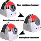 Front Expandable Cat Backpack Carrier, Fit up to 20 lbs, Space Capsule Astronaut Cat Bubble Backpack to Carry and Transport Large Fat Cat
