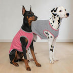KYEESE 2Pack Dog Shirt, Lightweight Sun Protection Sleeveless Dog T Shirts for Medium Large Dogs, Breathable Pet Reflective Tank Top Summer Dogs Clothes for Outdoor Walking, Coral Red+Grey, 2XL