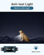 ABBIDOT Shock Collar for Dogs - 3500FT Dog Training Collar with Remote，IPX7 Waterproof & 4 Training Modes, Safety Lock & Night Vision Light，Rechargeable E-Collar for All Breeds