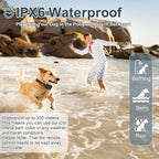 Citronella Training Collar for Dog [1* Spray Refill] Dog Training Collar with Beep/Vibration/Spray 4 Mode & 6 Adjustable Sensitivities IPX7 Waterproof Safer Citronella Bark Collar for L/M/S