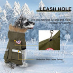 PINA Dog Coats for Small Dogs - Waterproof, Warm Winter Jacket with Faux Fur Hood and Pocket