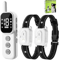 Dog Shock Collar, Dog Training Collar with Remote Control 3300FT Range, Electric Collar with Smart Light, Rechargeable Waterproof E Collar with for Small Medium Large Dogs(2pc-BB)