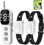 Dog Shock Collar, Dog Training Collar with Remote Control 3300FT Range, Electric Collar with Smart Light, Rechargeable Waterproof E Collar with for Small Medium Large Dogs(2pc-BB)