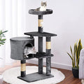 Heavy Duty Cat Tree,36 Inch Tall Cat Tower,Cozy Condos,Scratching Posts,Sisal Rope,Multi-Level Perches Platforms for Indoor Cats/Kittens,Sturdy Pet Climbing Furniture,Light Gray