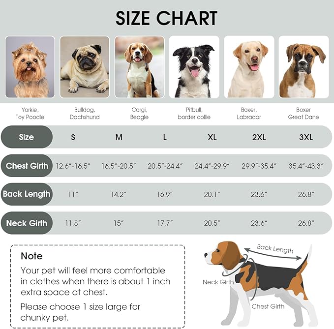 Queenmore Dog Cold Weather Coats, Fleece Collar Pet Apparel for Cold Weather, Dog Snowsuit, Cozy Winter Dogs Jackets Winter with Quick Release, Grey, XXL