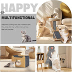 118"x15.8" Cat Scratch Couch Furniture Protector, Adhesive Cat Scratch Pad Deterrent for Furniture, Wall Corner Anit Scratcher Mat, DIY Climbing Cat Scratching Carpet Post Board Replacement (DarkGrey)