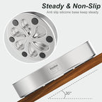 Slow Feeder Dog Bowl-3.5Cups for Large Breeds, Food Grade 304 Stainless Steel Dog Bowls with Non-Slip Base, Maze Pet Dish to Slow Down Eating, Dishwasher-Safe