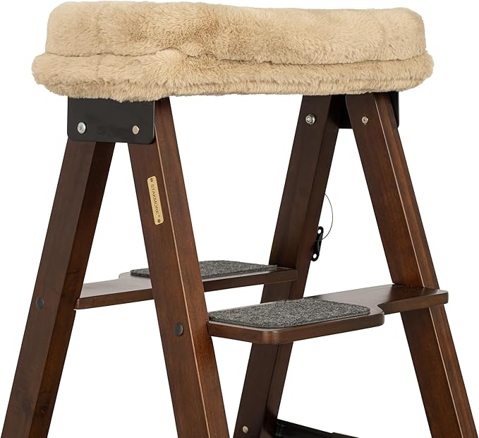 Stakmore Folding Cat Tree, Espresso – Hardwood & Plywood, No Assembly Required, Space-Saving Design