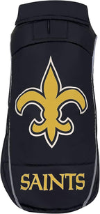 Pets First Pets NFL Licensed Dog & Cat Vest Pet Puffer Down Coat Jacket, Team Color, Small US