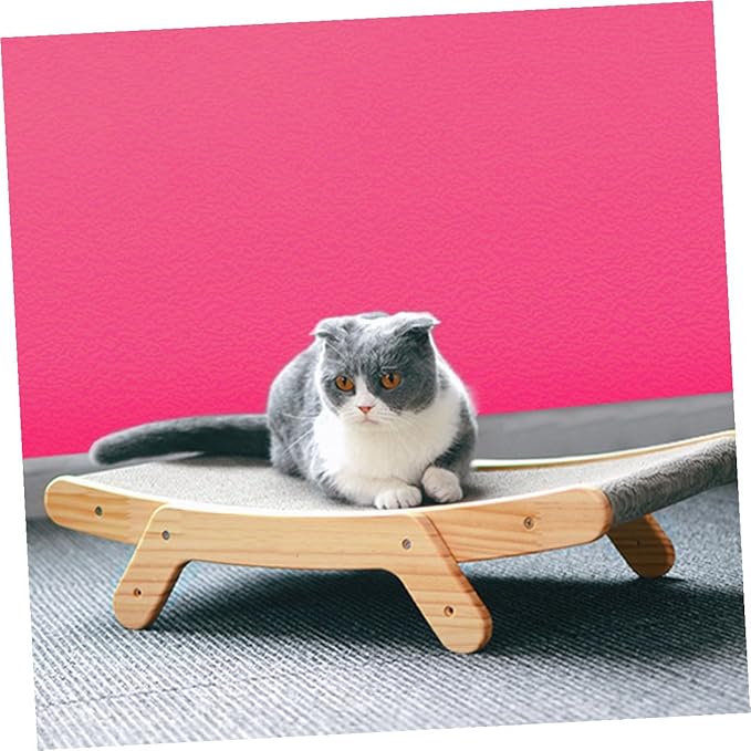 Angoily Cat Scratcher Board Corrugated Paper Scratch Pad for Cats Indoor Kitten Scratching Small Size Pet Supply