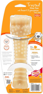 Nylabone Textured Knuckle Bone Power Chew Toy for Dogs, Durable & Tough Dog Toys for Aggressive Chewers, Original Flavor, X-Large - Over 50 Ibs, 1 Count